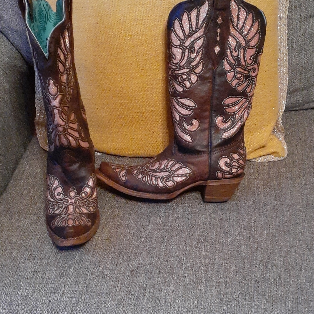 Glitter corral boots